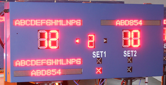 Americanled Beach Volleyball Scoreboard 1000mmx440mm